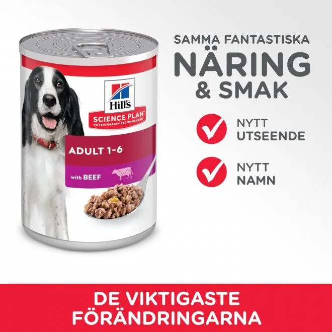 Bild 2 för Hill's Science Plan Dog Adult Beef 370 g