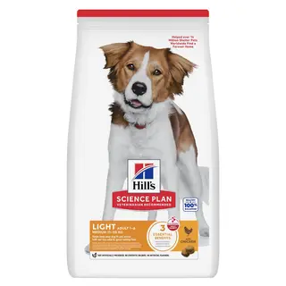 Produktfoto för Hill's Science Plan Dog Adult Medium Light Chicken (14 kg)