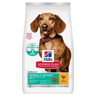 Produktfoto för Hill's Science Plan Dog Adult Perfect Weight Small & Mini Chicken (6 kg)