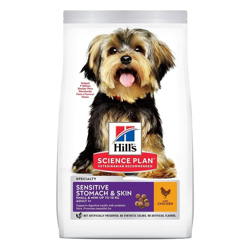Bild 1 för Hill's Science Plan Dog Adult Small & Mini Sensitive Stomach & Skin Chicken (3 kg)