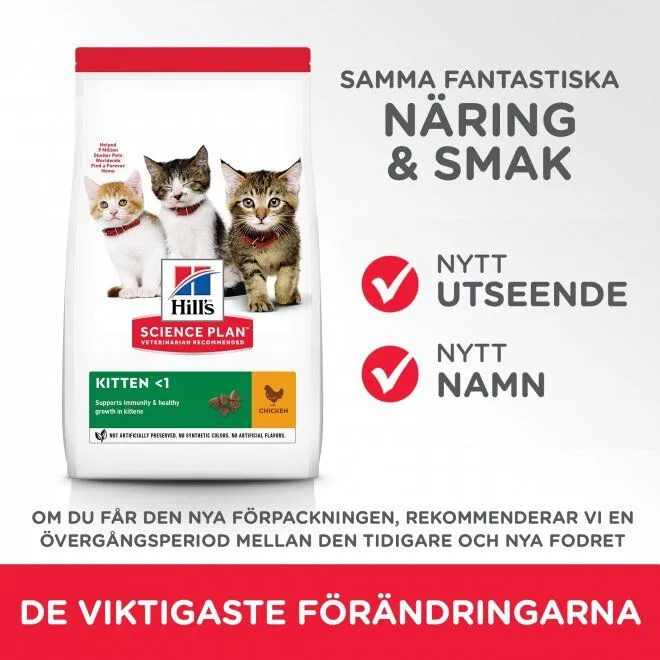 Bild 2 för Hill's Science Plan Kitten Chicken (1,5 kg)