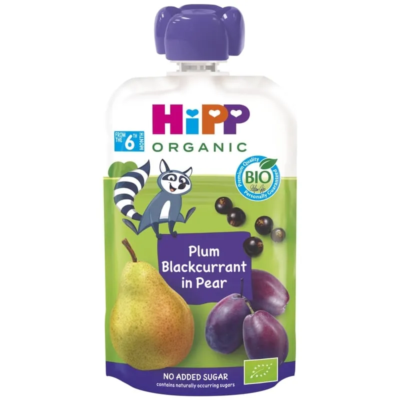 Bild 1 för Hippis Päron/Plomon/Svarta vinbär 6m 100 g