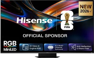 Produktfoto för Hisense 85" UR9S RGB MiniLED 4K Smart TV (2026)