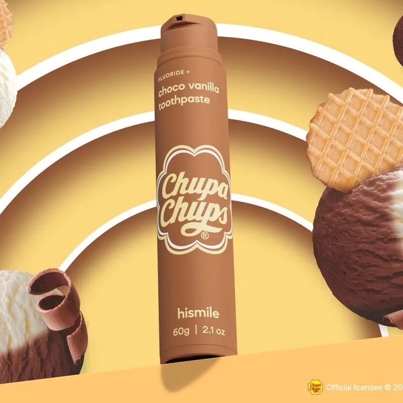 Bild 3 för Hismile Chupa Chups Choco Vanilla Toothpaste 60 ml