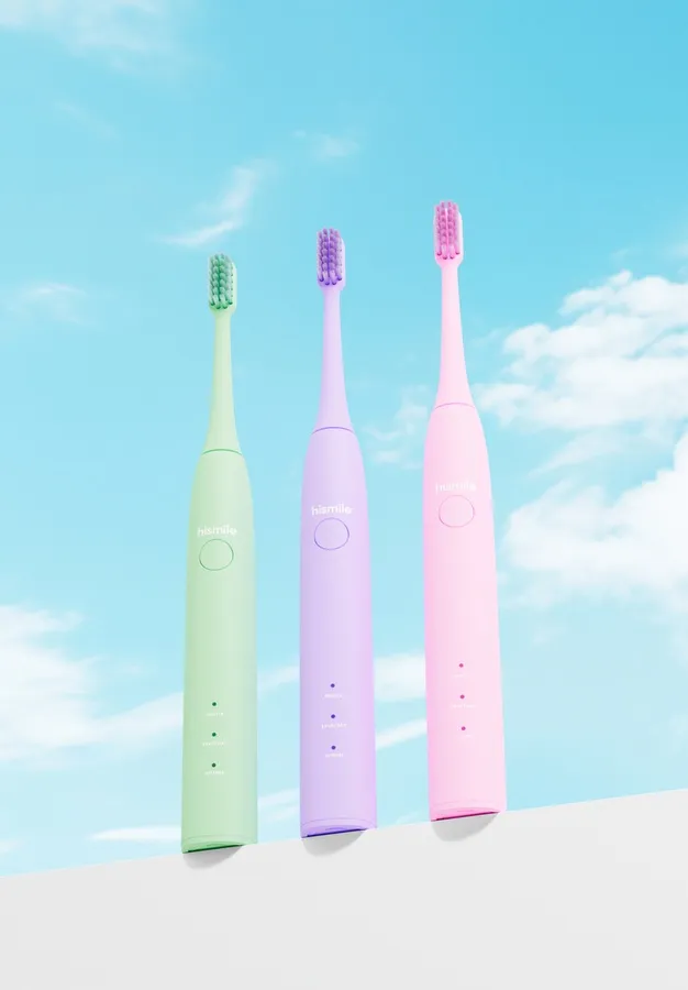 Bild 4 för Hismile Pink Electric Toothbrush