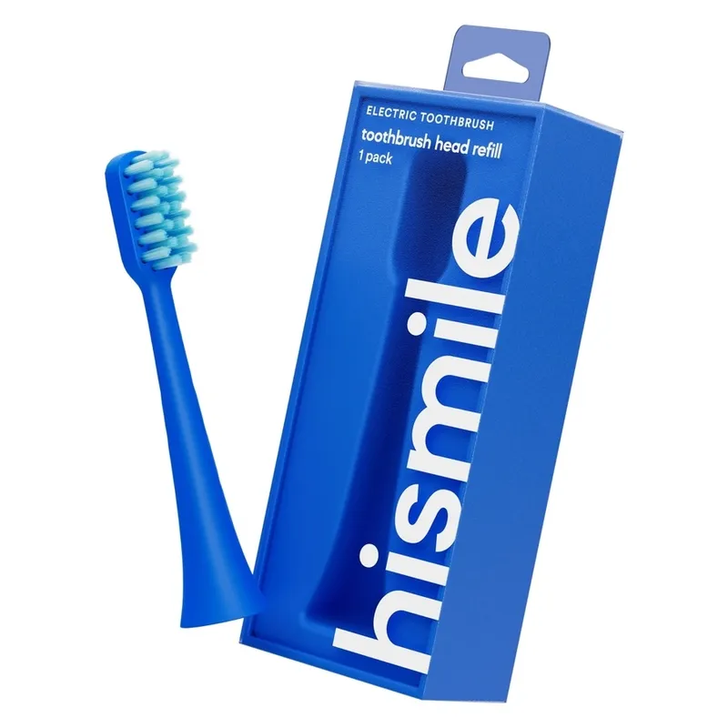 Bild 2 för Hismile Toothbrush Head Refill Bright Blue 1 st