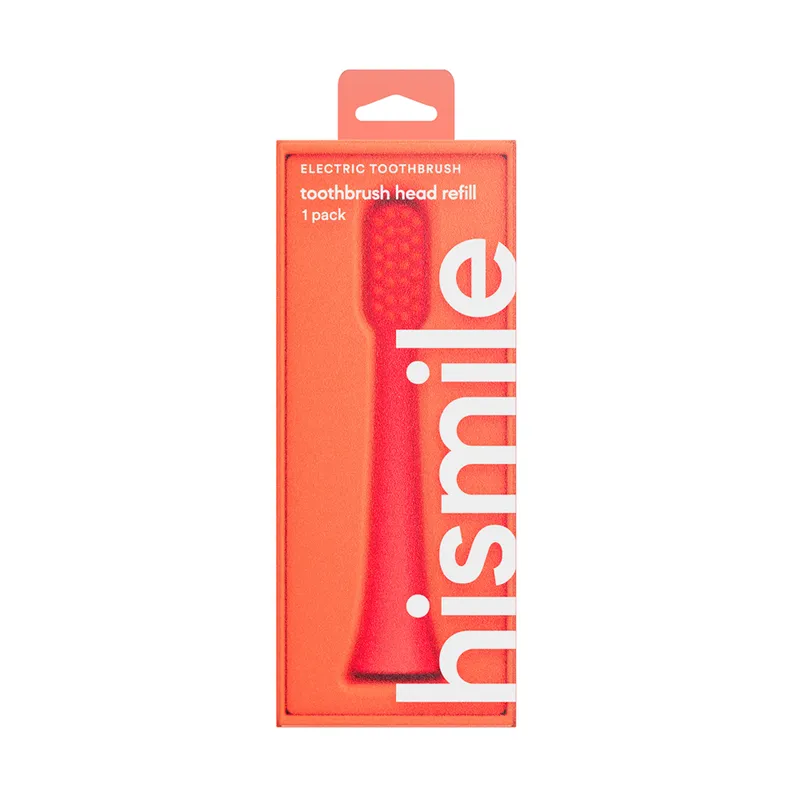 Bild 2 för Hismile Toothbrush Head Refill Bright Red 1 st