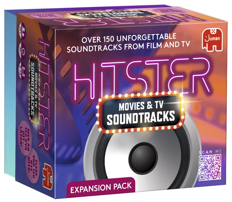 Alternativ bild 0 för Hitster Soundtracks Expansion Nordic