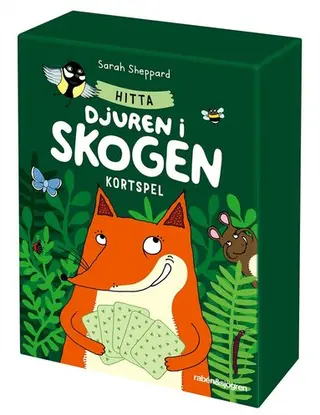 Produktfoto för Hitta djuren i skogen kortspel