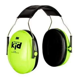Produktfoto för HÖRSELKÅPA KID H510AKGC1 3M PELTOR GRÖN | Beijerbygg Byggmaterial