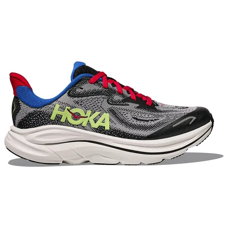 Bild 1 för Hoka Y Clifton 10 Youth Foggy Grey/Black - 36