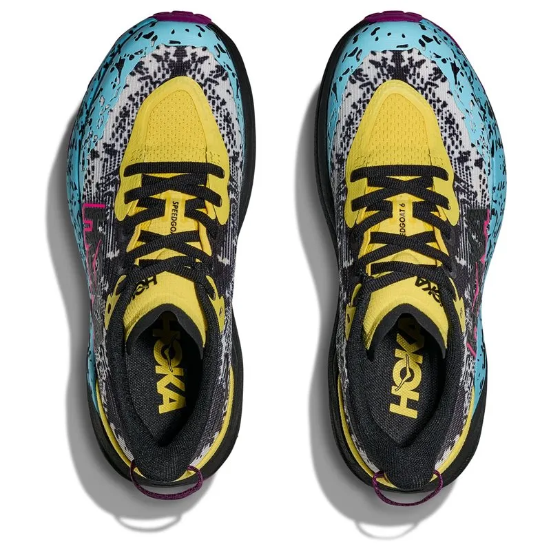 Bild 2 för Hoka Y Speedgoat 6 Youth Electric Lemon/Black - 36 2/3