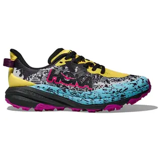 Produktfoto för Hoka Y Speedgoat 6 Youth Electric Lemon/Black - 40 2/3
