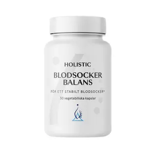 Produktfoto för Holistic Blodsockerbalans 30 kapslar