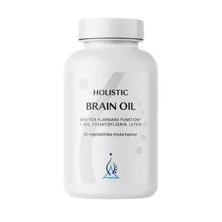 Produktfoto för Holistic Brain Oil 60 vegetabiliska kapslar