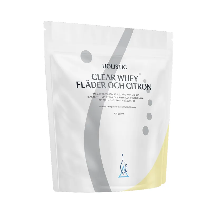 Bild 2 för Holistic Clear Whey Vassleproteinisolat Fläder och Citron 400 g