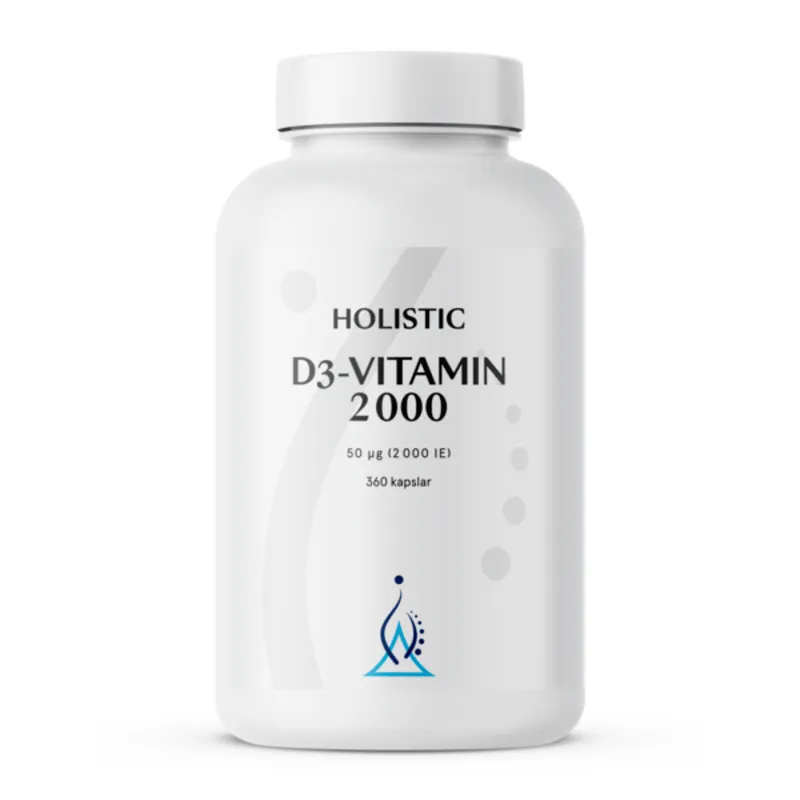 Bild 1 för Holistic D3-vitamin 2000 360 kapslar