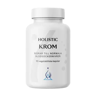 Produktfoto för Holistic Krom 200 mcg 90 kapslar