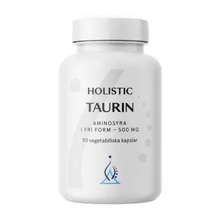 Produktfoto för Holistic Taurin 500 mg 90 kapslar