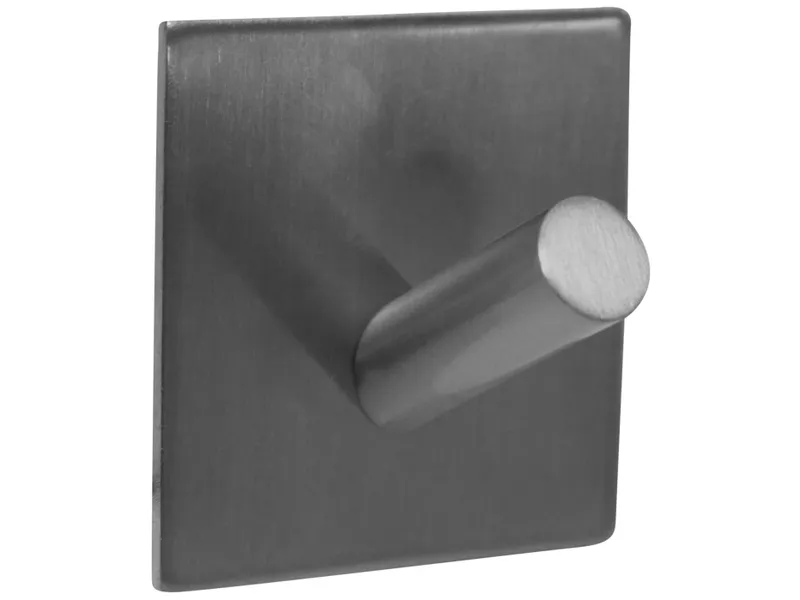 Alternativ bild 0 för Home&gt it® självhäftande enkelkrok 4 x 4 cm borstad krom