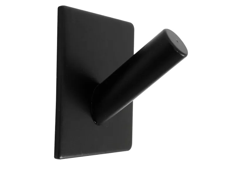 Alternativ bild 0 för Home&gt it® självhäftande enkelkrok 4 x 4 cm matt svart