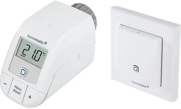 Alternativ bild 0 för Homematic IP HMIP-ETRV-B, RF, 868,3 MHz, Vit, M30 x 1.5, IP20, Digital