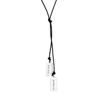 Produktfoto för Homo Sapiens Halsband Silver