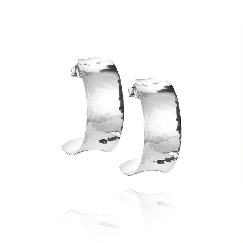Alternativ bild 0 för Hooked On Simone Hoops Örhänge Silver
