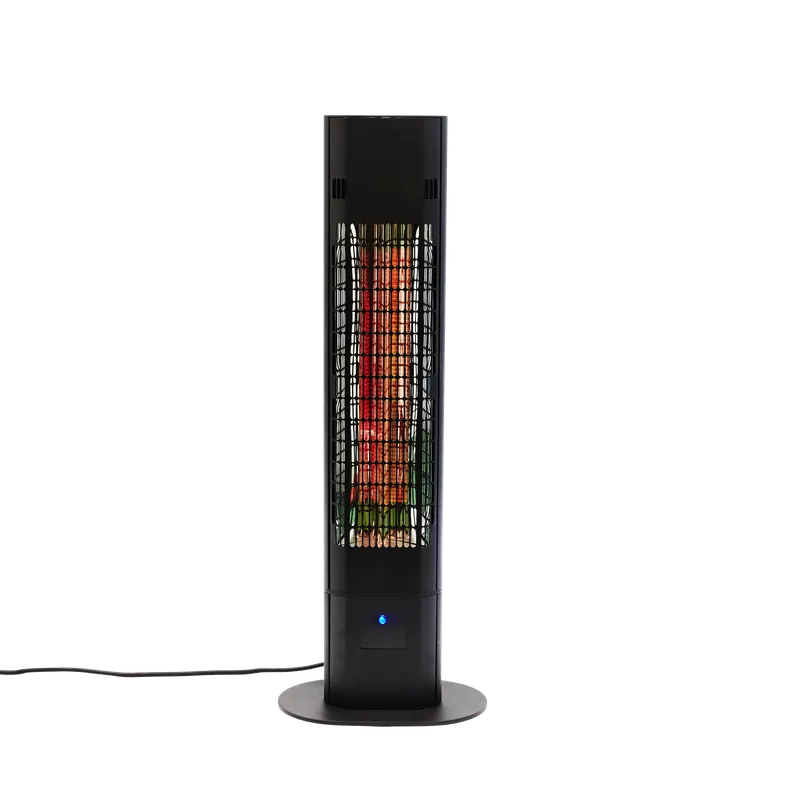 Bild 1 för HORTUS Terrassvärmare golvmodell 1800W - H: 90 cm m/soft touch och fjärrkontroll (211-413)