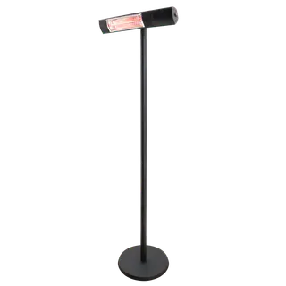 Produktfoto för HORTUS terrassvärmare golvmodell GT 500/1000/1500W svart inkl. fjärrkontroll (211-410)