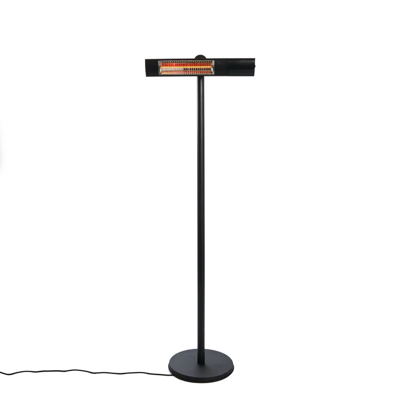 Bild 2 för HORTUS terrassvärmare golvmodell GT 500/1000/1500W svart inkl. fjärrkontroll (211-410)