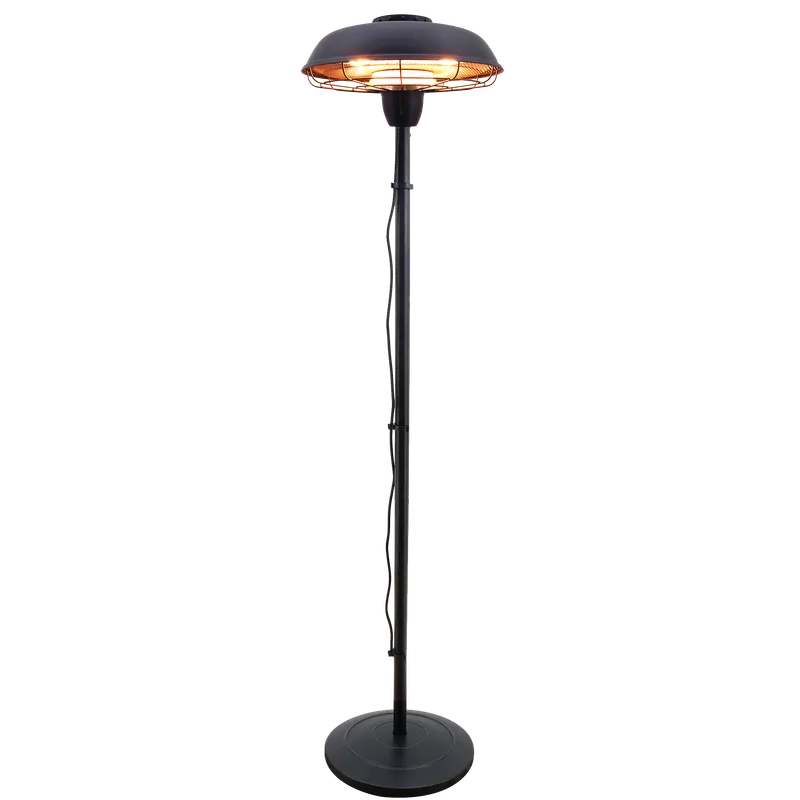 Bild 1 för HORTUS terrassvärmare golvmodell HA, 900/2100W svart (211-412)