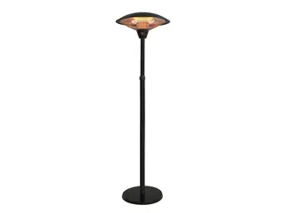 Produktfoto för HORTUS terrassvärmare golvmodell med teleskop 900/1200/2100 W, HA, svart (211-371)