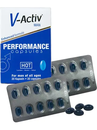 Produktfoto för HOT V-ACTIV CAPS FOR MEN 20PCS