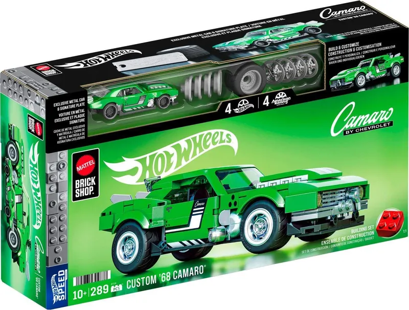 Bild 2 för Hot Wheels Brick Shop Speed Series 1968 Camaro