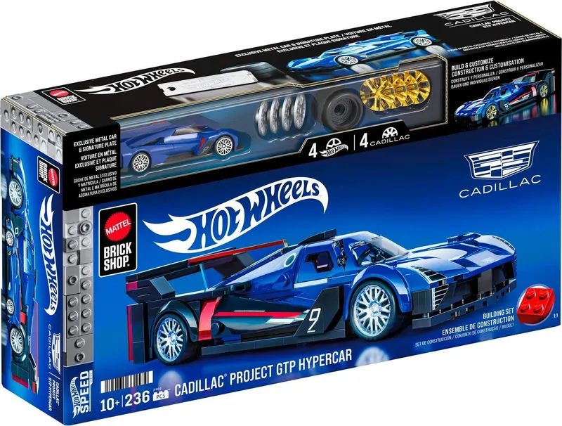 Bild 2 för Hot Wheels Brick Shop Speed Series Cadillac GTP