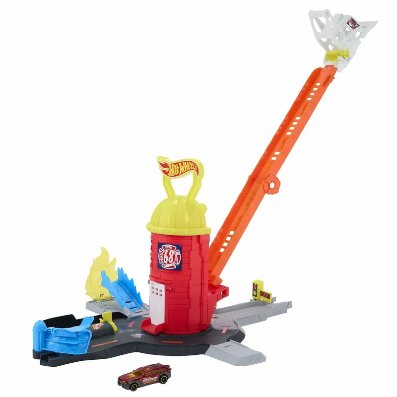 Bild 2 för Hot Wheels City Super Fire Station Playset