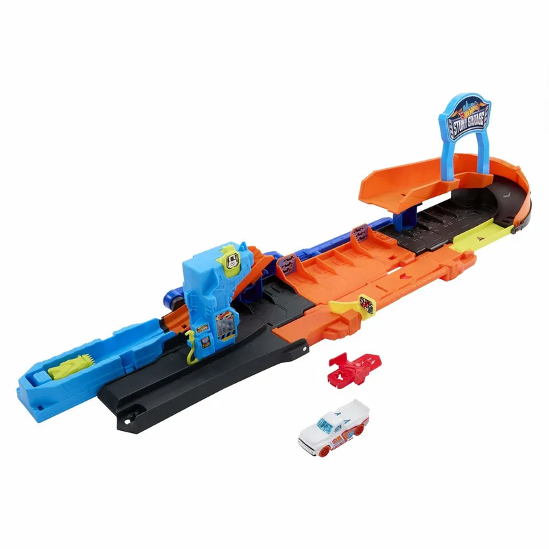 Bild 2 för Hot Wheels City Transforming Stunt Garage