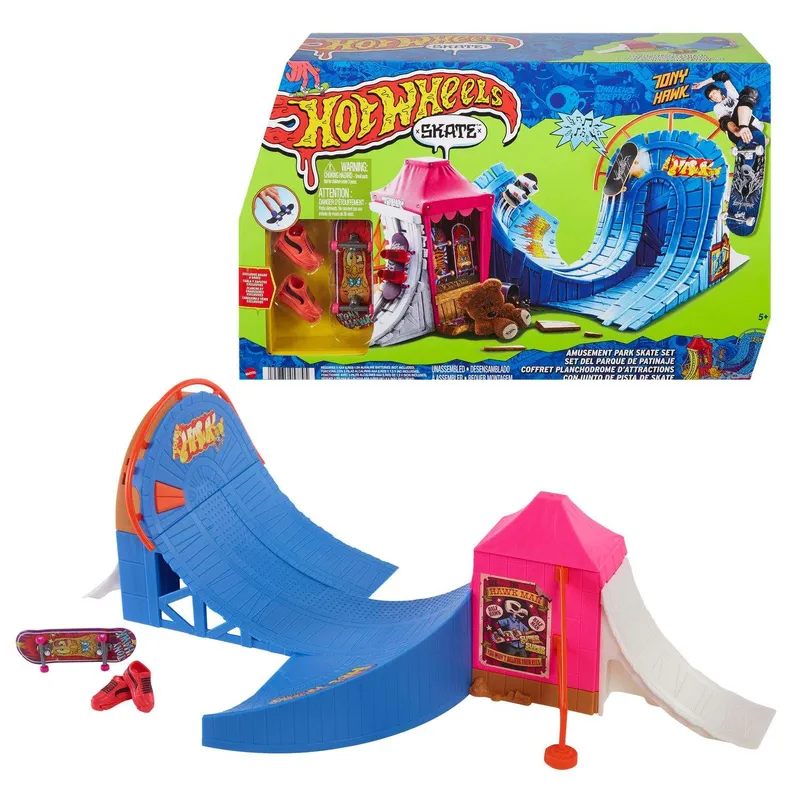 Bild 2 för Hot Wheels Skate nöjespark set