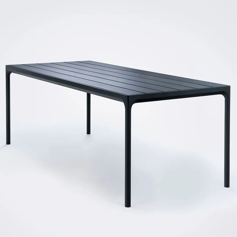 Alternativ bild 0 för Houe, Four matbord 210x90 cm svart aluminium