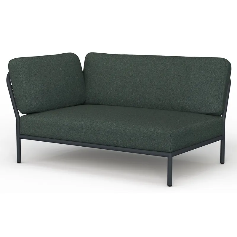 Alternativ bild 0 för HOUE - LEVEL / Left Corner - Trädgårdsmöbler - Alpine/Dark Grey - L140 x W95 x H82 x SH38 cm