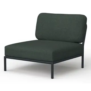 Produktfoto för HOUE - LEVEL / Lounge Chair - Trädgårdsstol - Alpine/Dark Grey - L81 x W95 x H82 x SH38 cm