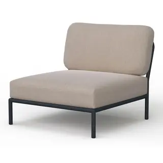 Produktfoto för HOUE - LEVEL / Lounge Chair - Trädgårdsstol - Ash/Dark Grey - L81 x W95 x H82 x SH38 cm
