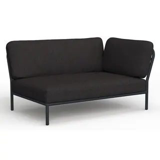 Produktfoto för Houe, Level lounge sofa sooty grey sunbrella right corner aluminium