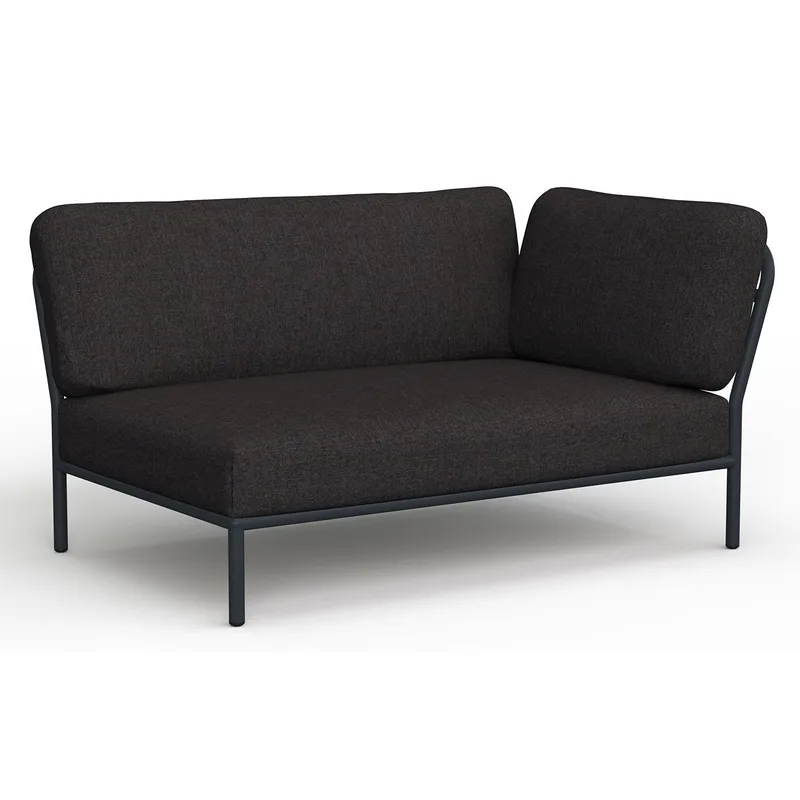 Alternativ bild 0 för Houe, Level lounge sofa sooty grey sunbrella right corner aluminium