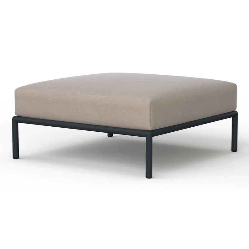 Alternativ bild 0 för HOUE - LEVEL / Ottoman - Trädgårdsmöbler - Ash/Dark Grey - L81 x W81 x H38 x SH38 cm