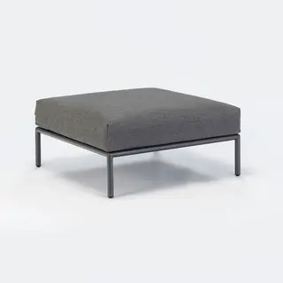 Produktfoto för HOUE - LEVEL / Ottoman - Trädgårdsmöbler - Dark Grey/Dark Grey - L81 x W81 x H38 x SH38 cm