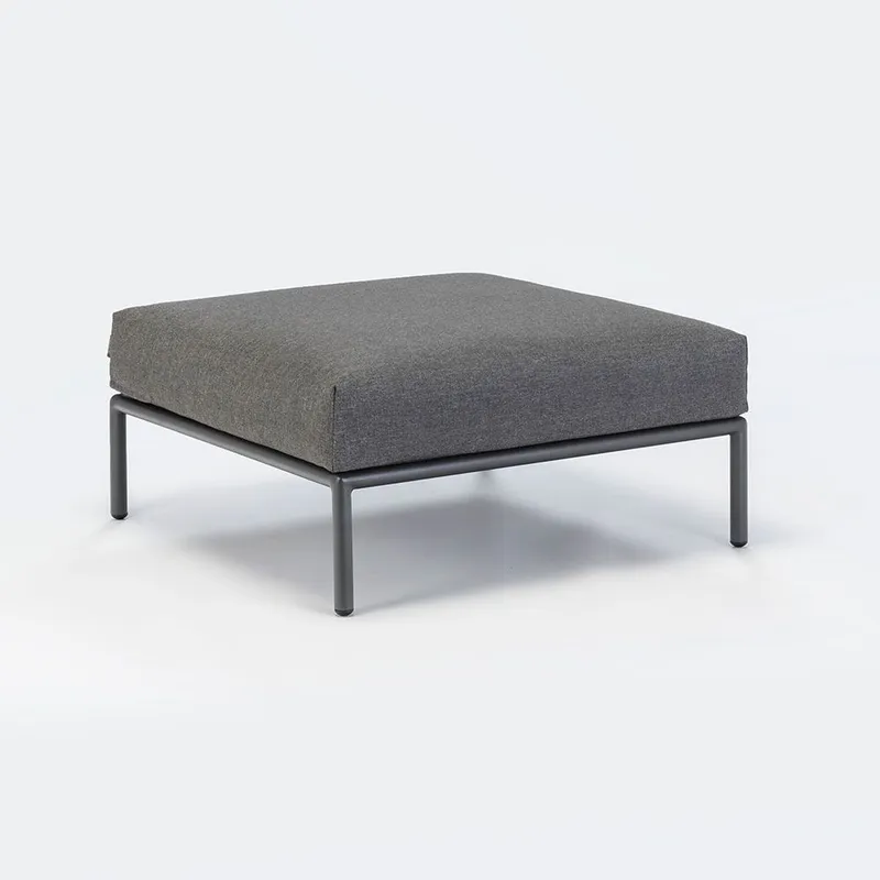 Alternativ bild 0 för HOUE - LEVEL / Ottoman - Trädgårdsmöbler - Dark Grey/Dark Grey - L81 x W81 x H38 x SH38 cm