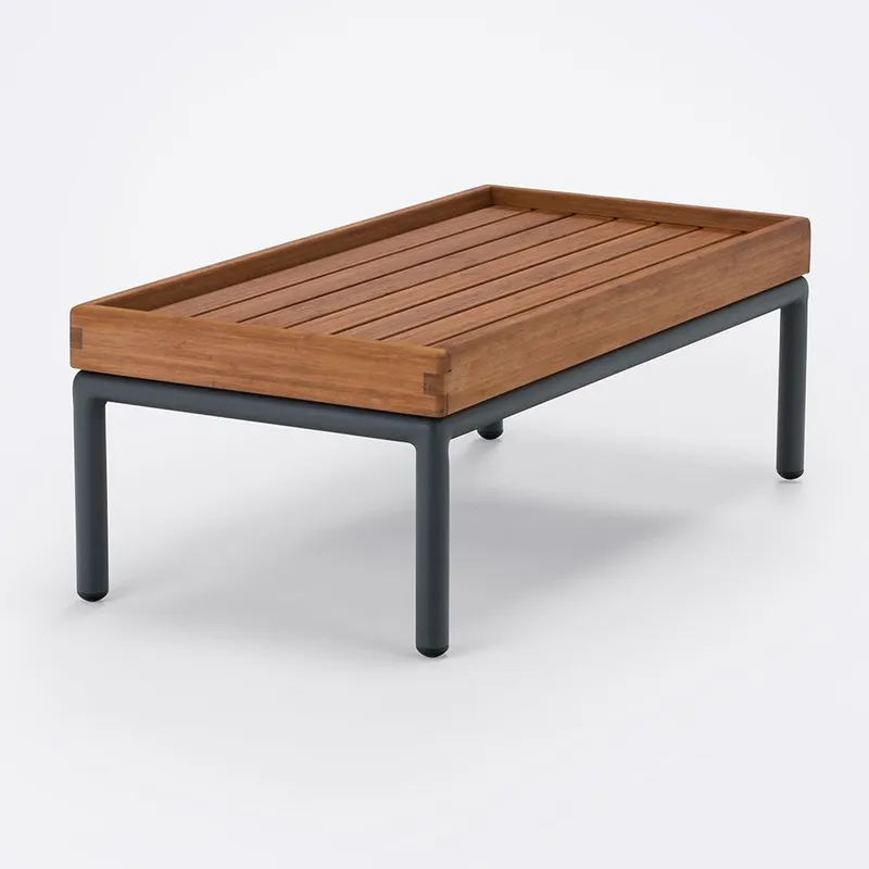 Alternativ bild 0 för Houe, Level soffbord 41x81 cm grå aluminium
