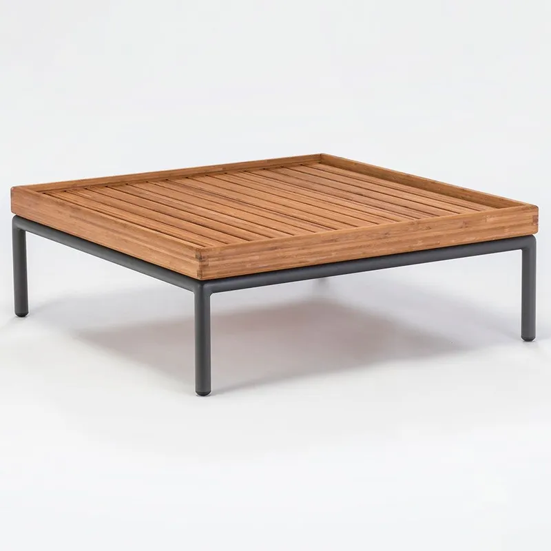 Alternativ bild 0 för Houe, Level soffbord 81x81 cm grå aluminium